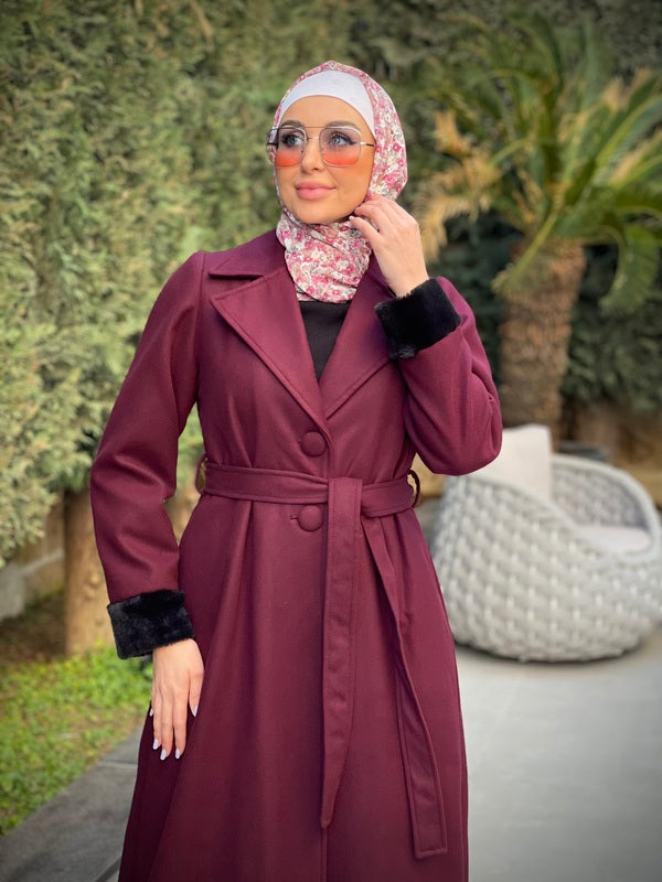 
                  
                    Stylish Wool Jilbab with Front Buttons
                  
                