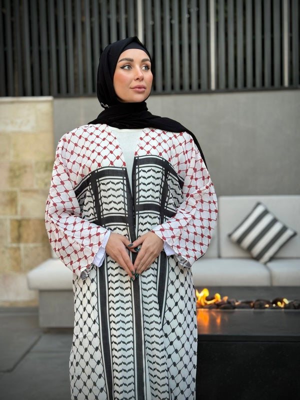 
                  
                    Open-Front Abaya Blending Tradition and Sophistication
                  
                