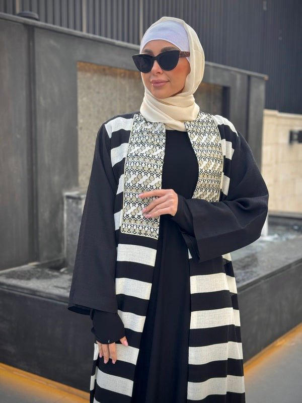 
                  
                    Unique Color Open Abaya
                  
                