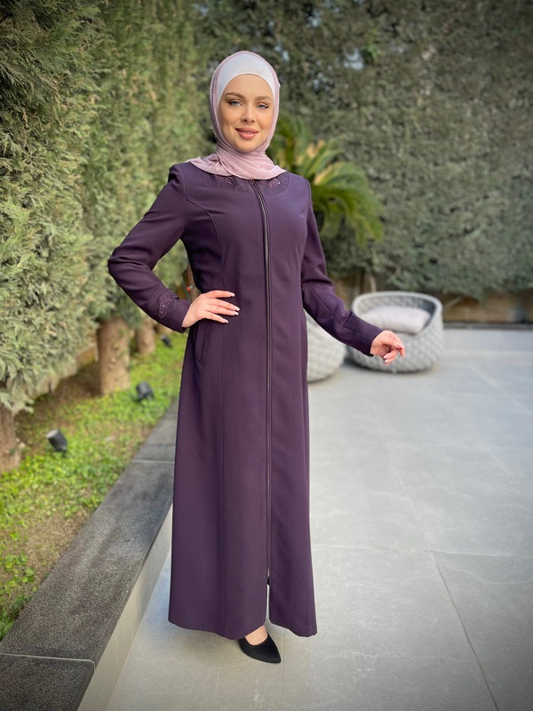 
                  
                    Modern Embroidered Jilbab
                  
                