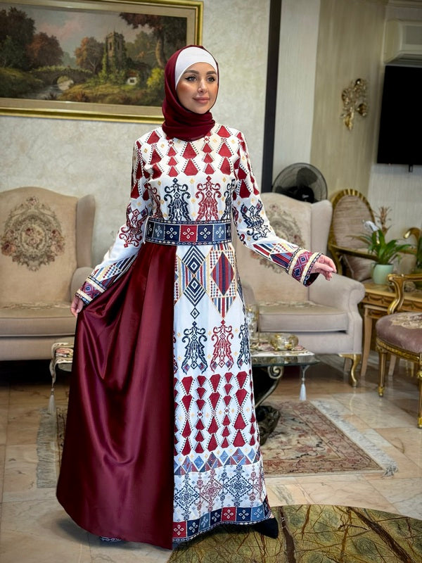 Elegant Embroidered Kaftan with Modern Style