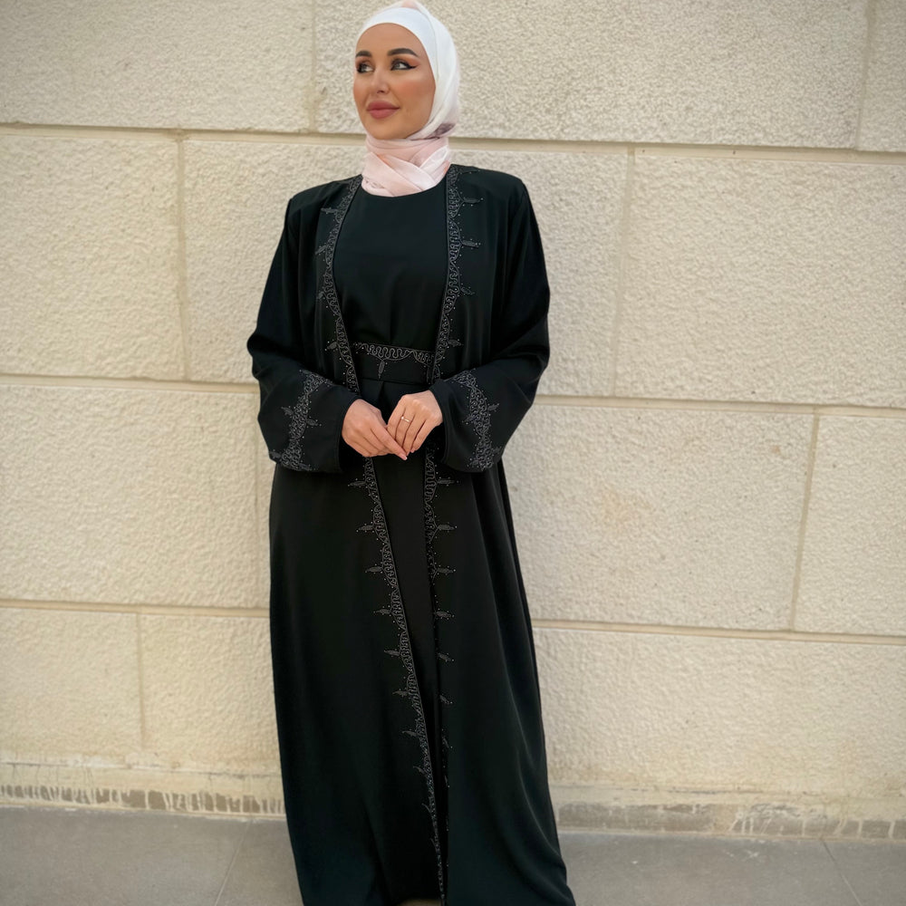 
                      
                        Sophisticated Two Piece Abaya
                      
                    