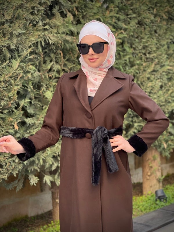 
                  
                    Stylish Wool Jilbab with Front Buttons
                  
                