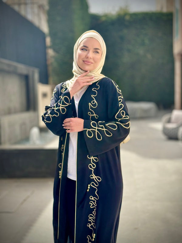 
                  
                    Turkish Elegant Open Abaya
                  
                