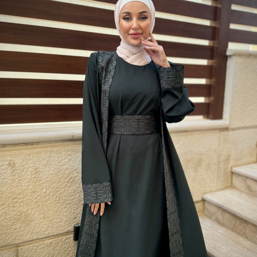 
                      
                        Unique Embroidered Abaya
                      
                    