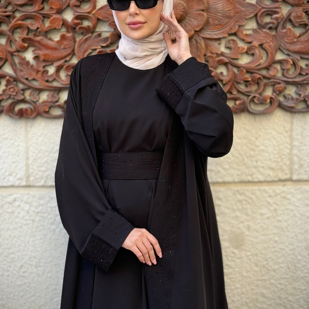 
                      
                        Unique Embroidered Abaya
                      
                    