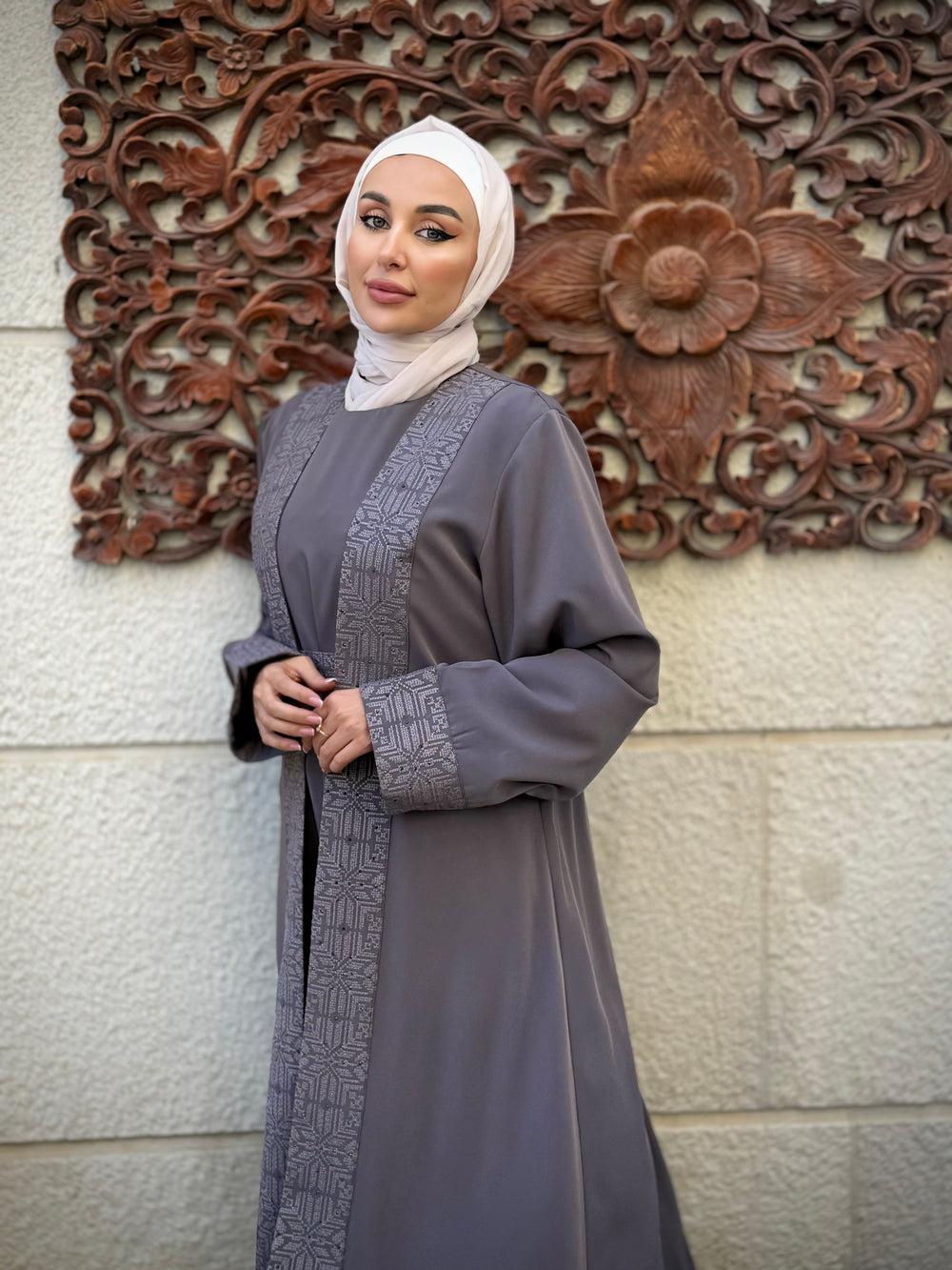 Unique Embroidered Abaya