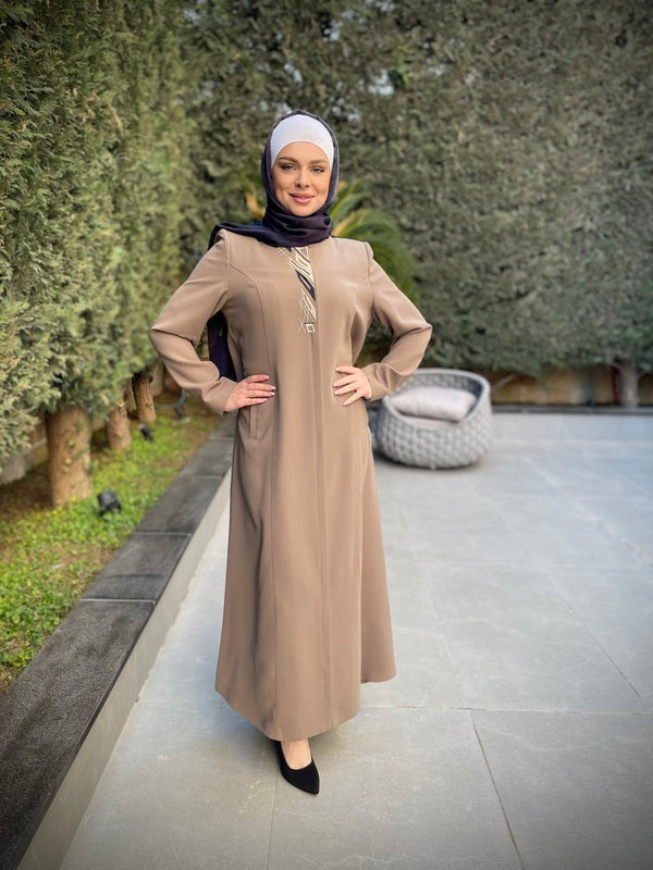 
                  
                    Front-Zip Jilbab for a Modern and Unique Style
                  
                