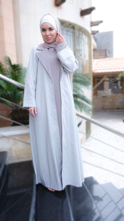 Elegant Two-Layered Jilbab