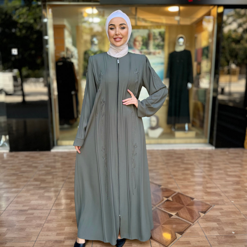 
                      
                        Comfortable Embroidered Abaya
                      
                    