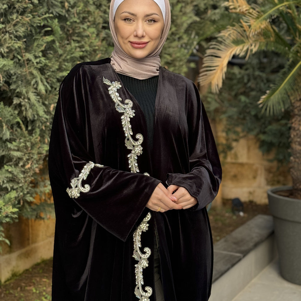 
                  
                    Turkish Velvet Elegance Abaya
                  
                