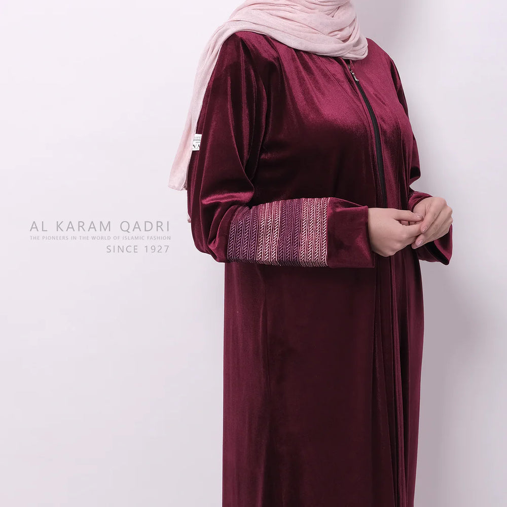 
                  
                    Simple Modest Velvet Abaya
                  
                