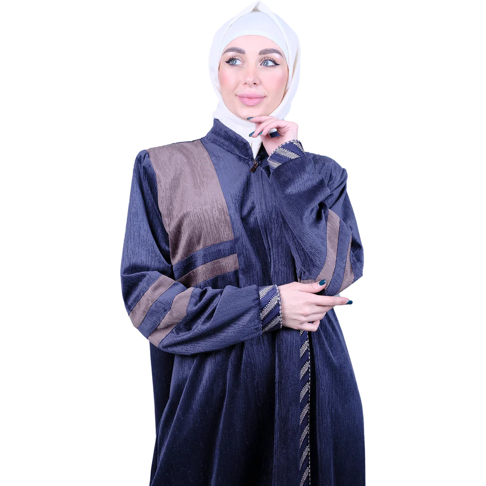 
                  
                    Exquisite Velvet Open Abaya
                  
                