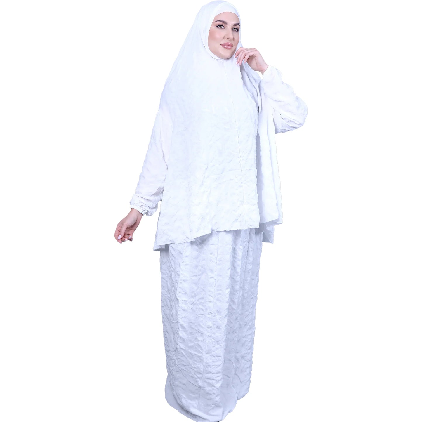 Muslim Prayer Set for Women White Muslim Prayer Set for Women White