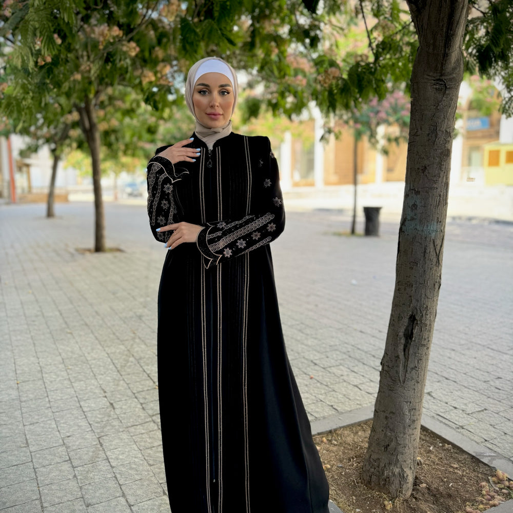 
                      
                        Embroidered Abaya  عباية مطرزة
                      
                    