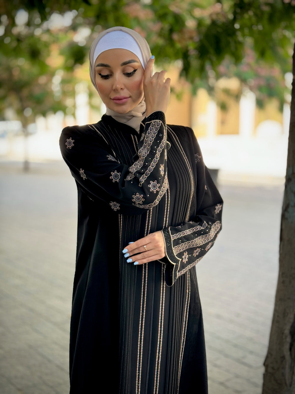 Embroidered Abaya