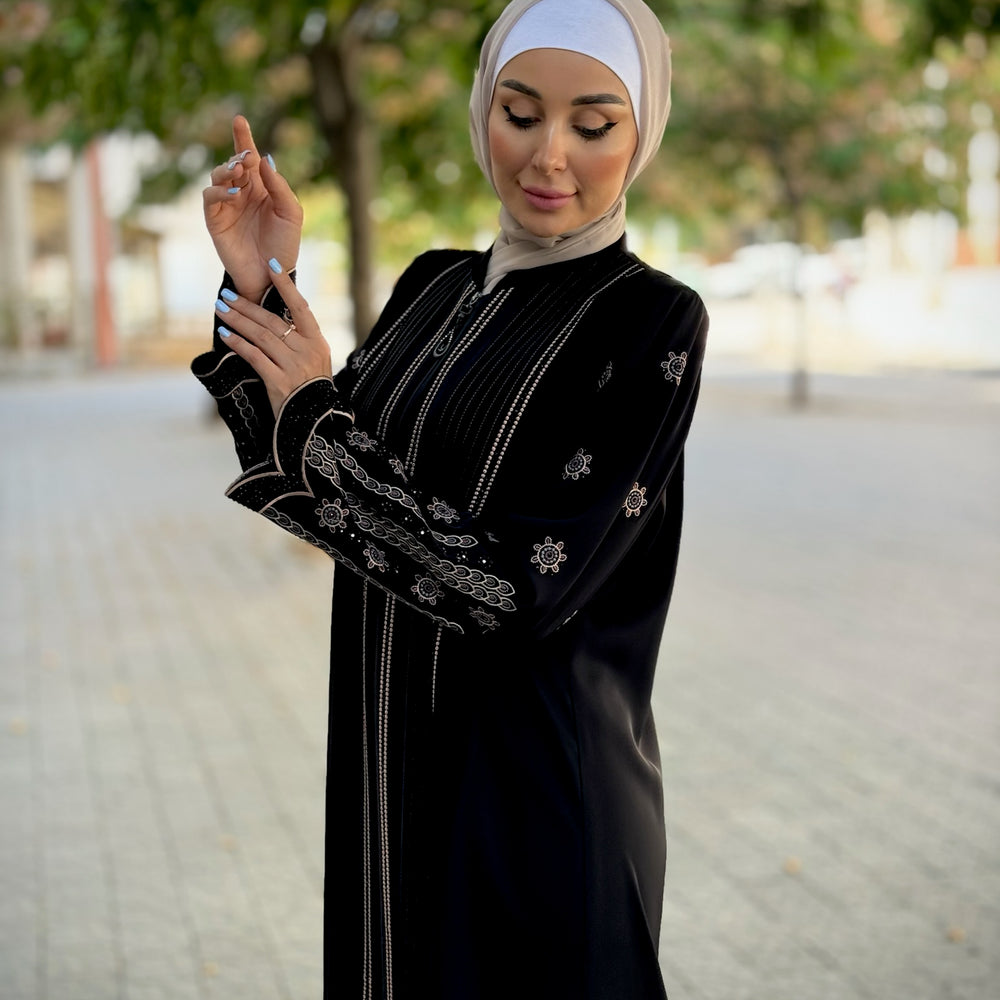 
                      
                        Embroidered Abaya  عباية مطرزة
                      
                    