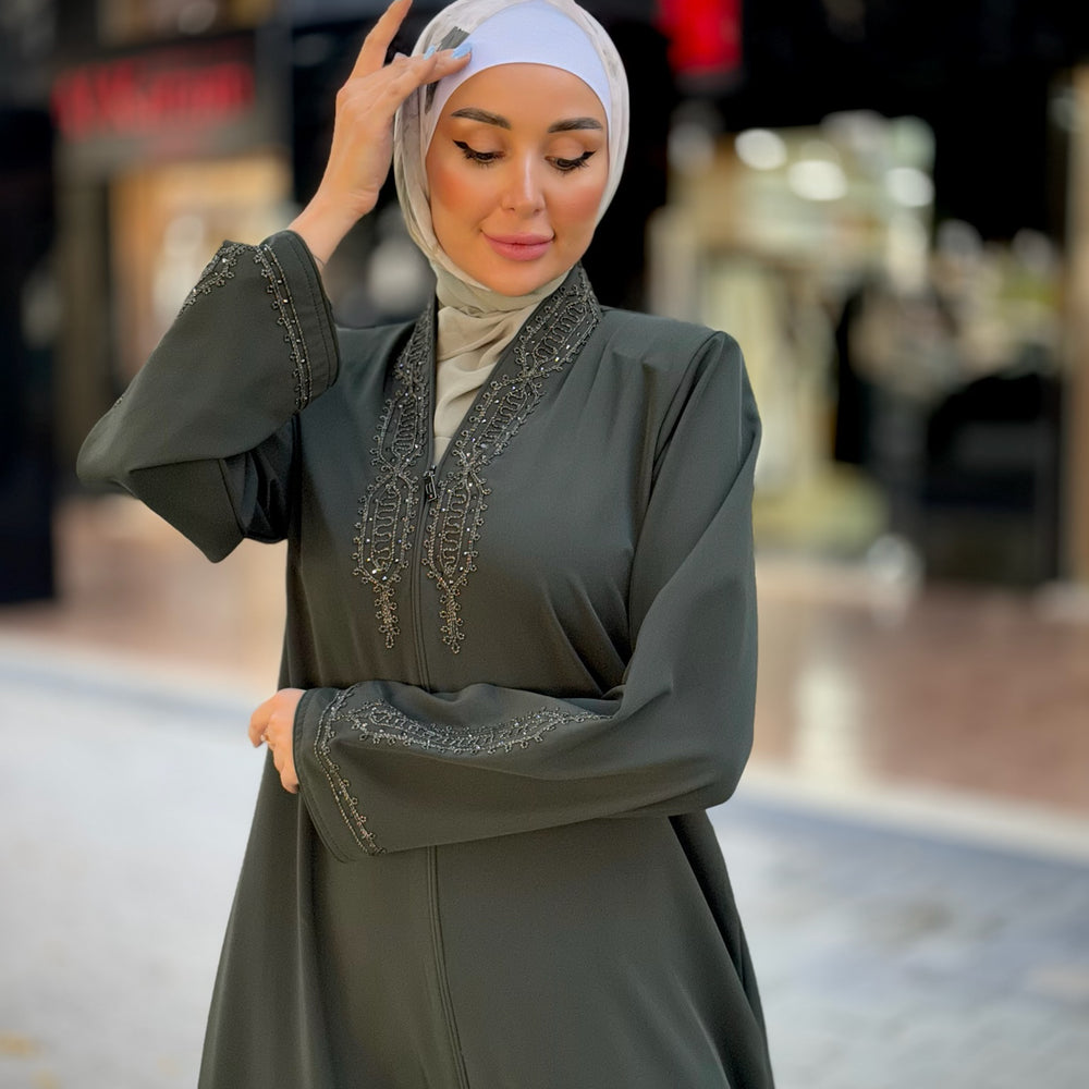 
                      
                        Elegant and Practical Colorful Abaya
                      
                    