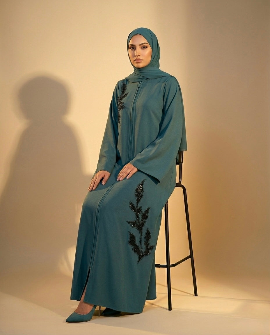 Elegant Abaya Dresses for Women CadetBlue / 42