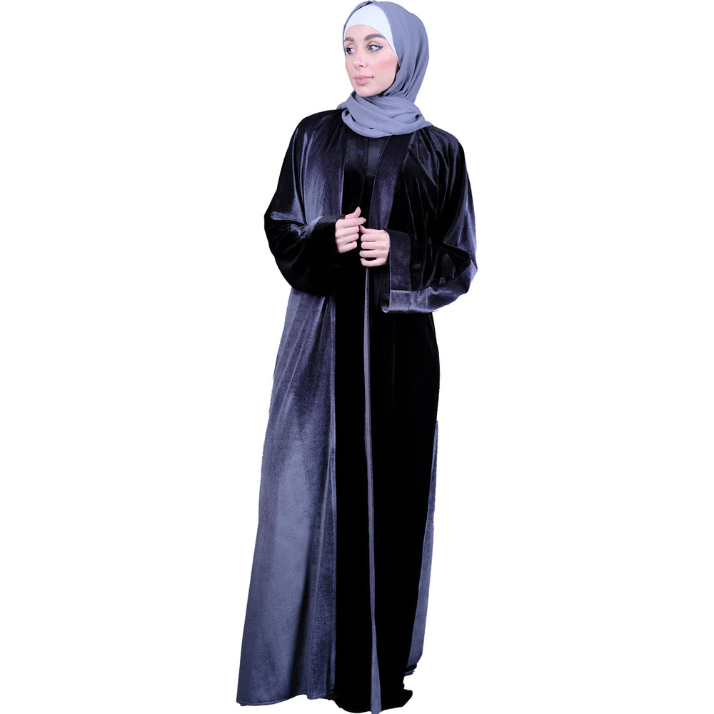 
                  
                    Velvet Coat Style Abaya
                  
                