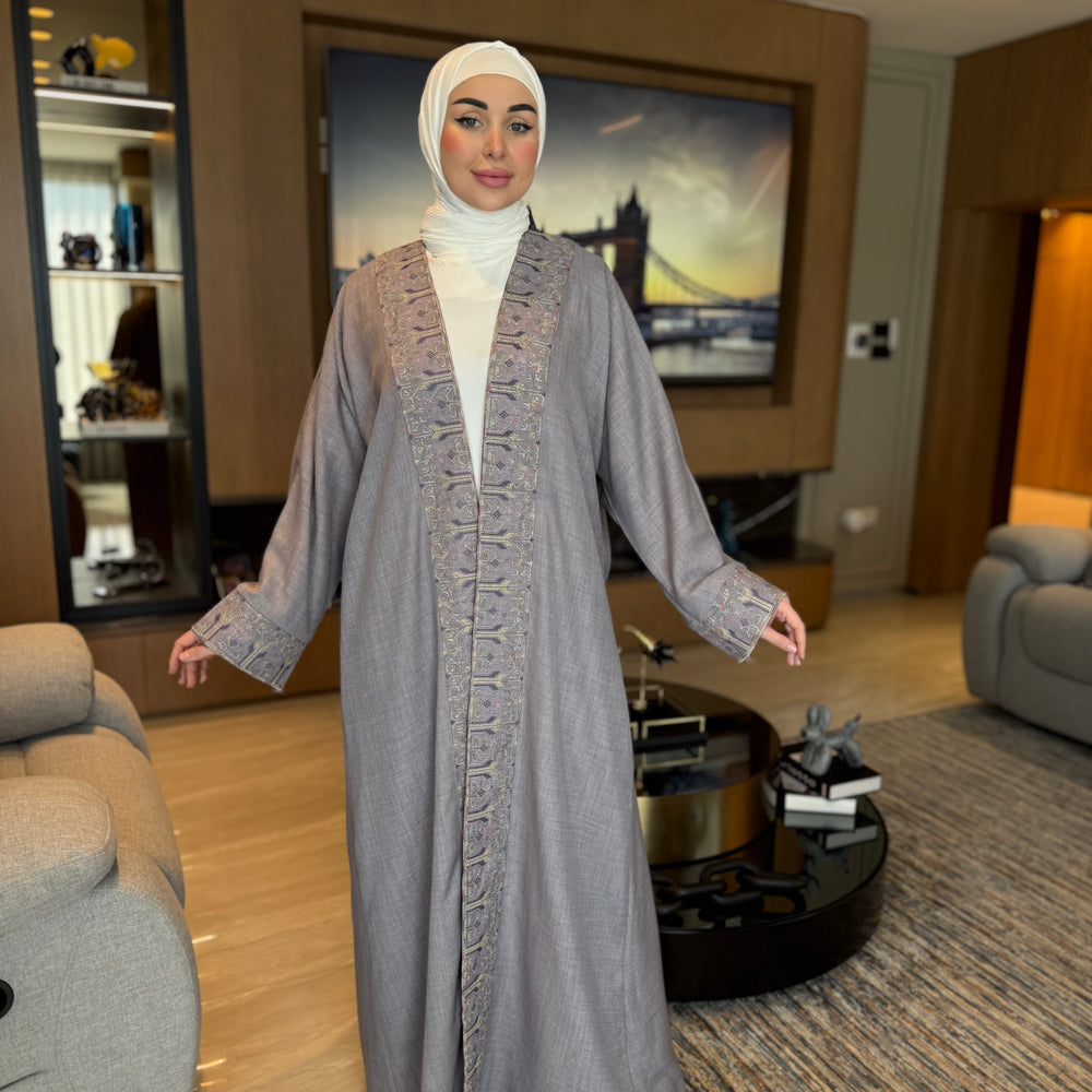 
                      
                        Classic and Timeless Open Abaya
                      
                    