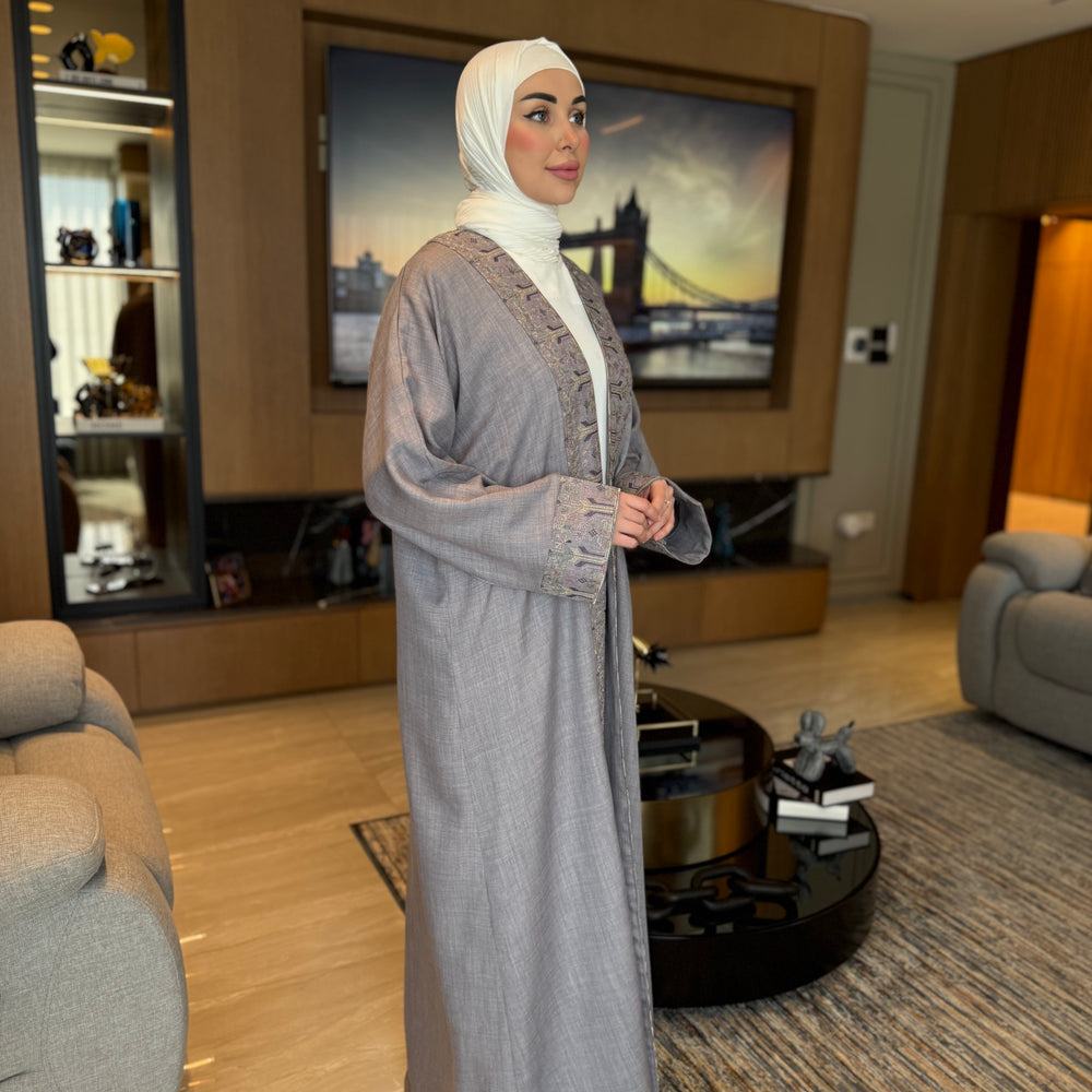 
                      
                        Classic and Timeless Open Abaya
                      
                    