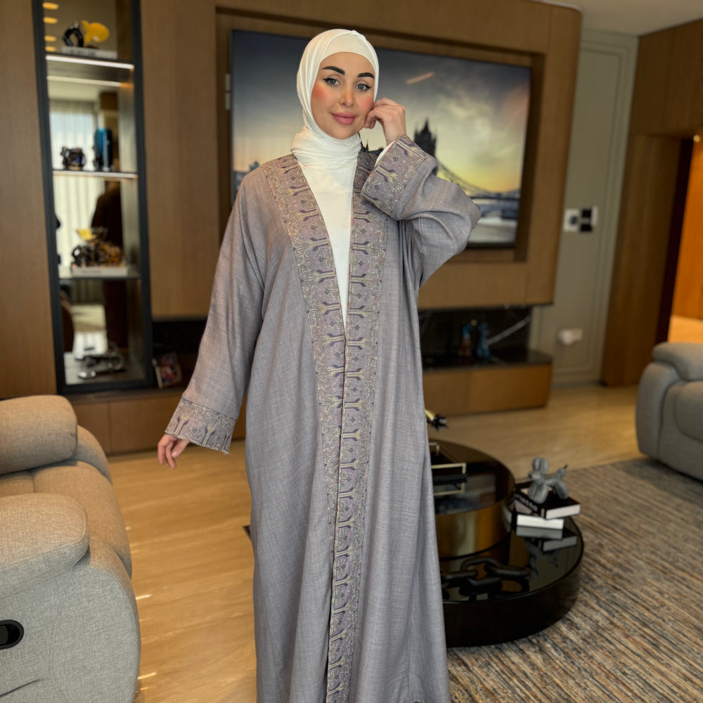 
                      
                        Classic and Timeless Open Abaya
                      
                    