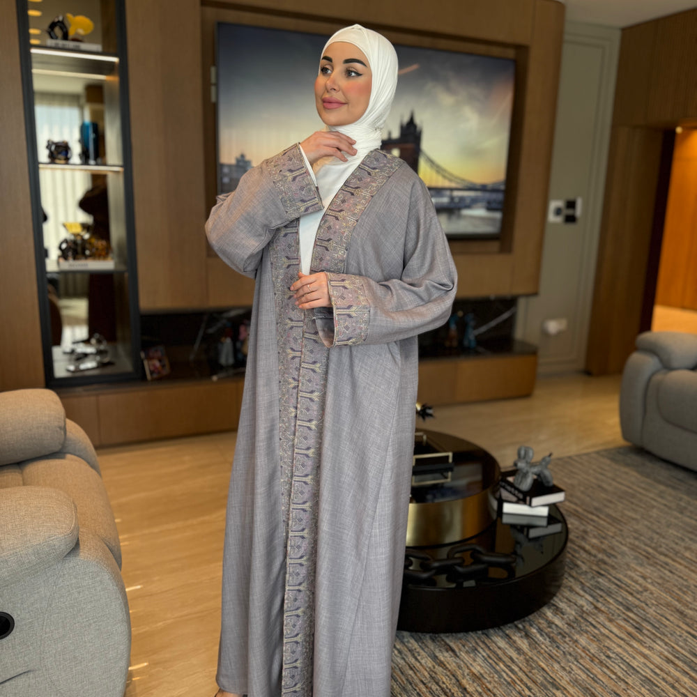 
                      
                        Classic and Timeless Open Abaya
                      
                    