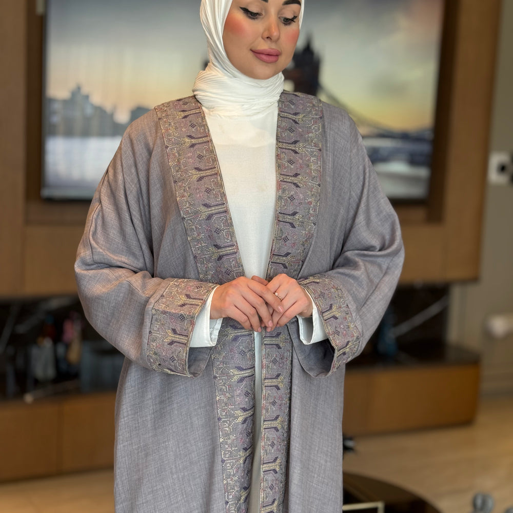 
                      
                        Classic and Timeless Open Abaya
                      
                    