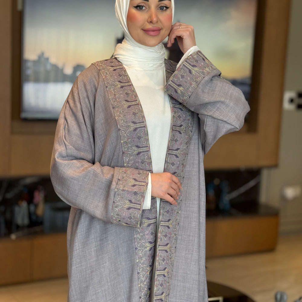 
                      
                        Classic and Timeless Open Abaya
                      
                    