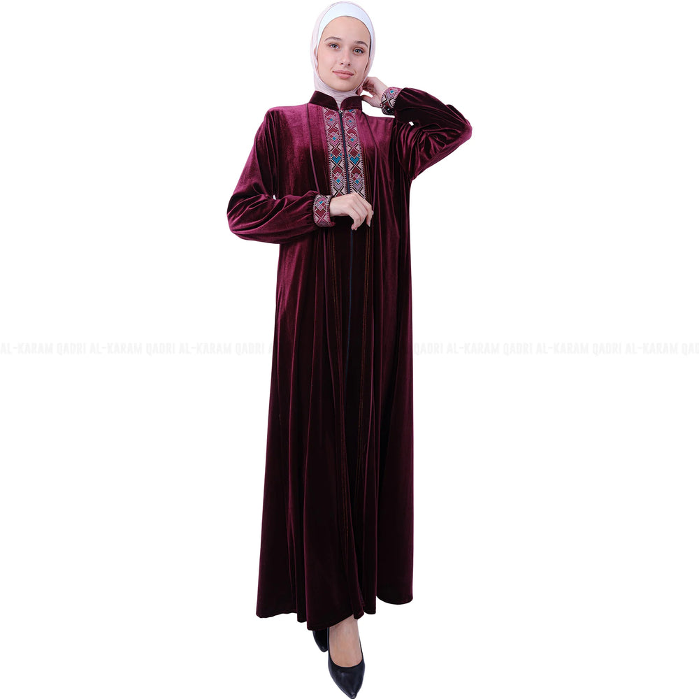 
                  
                    Practical Velvet Abaya
                  
                