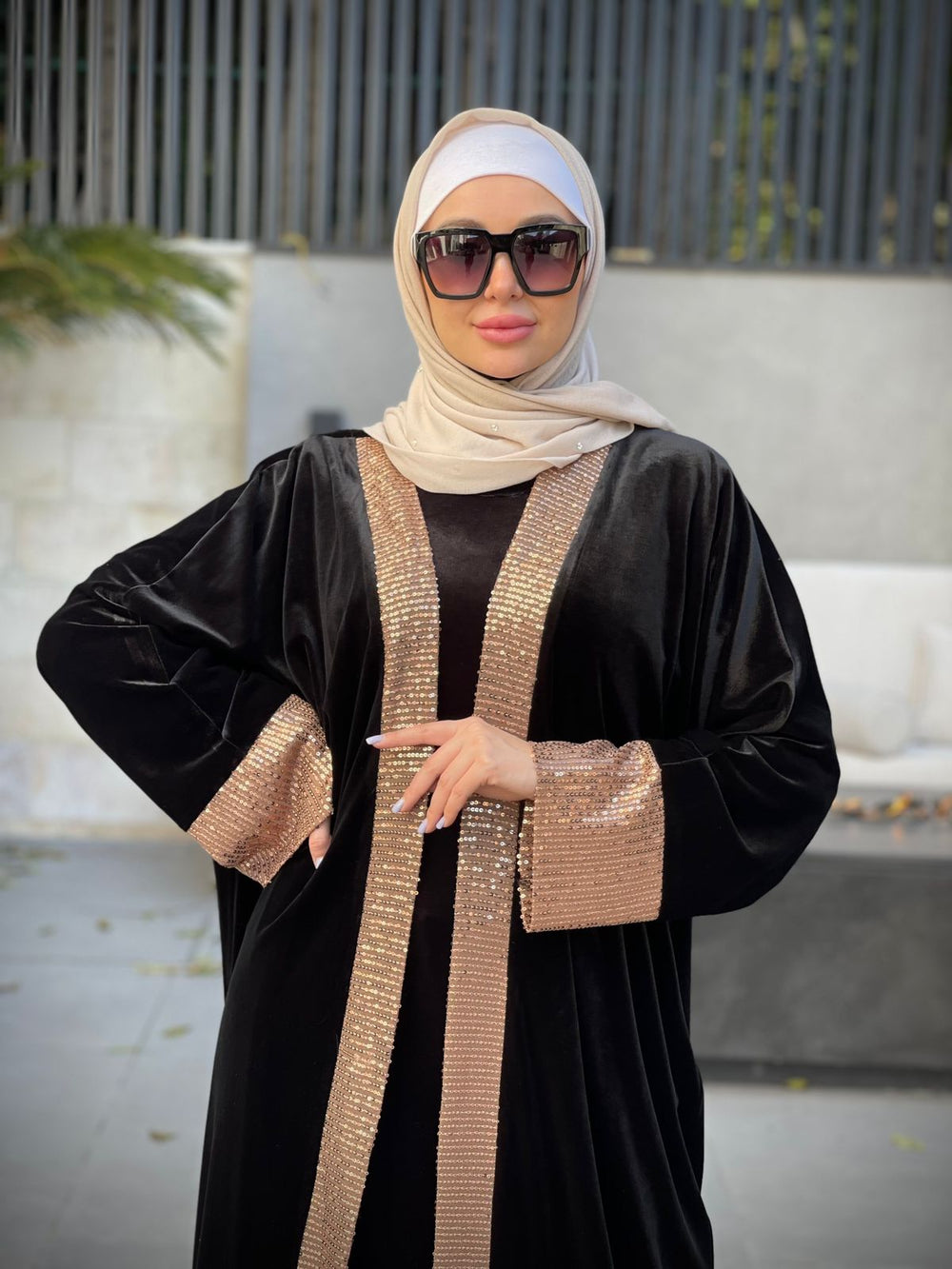 Special Occasions Velvet Abaya
