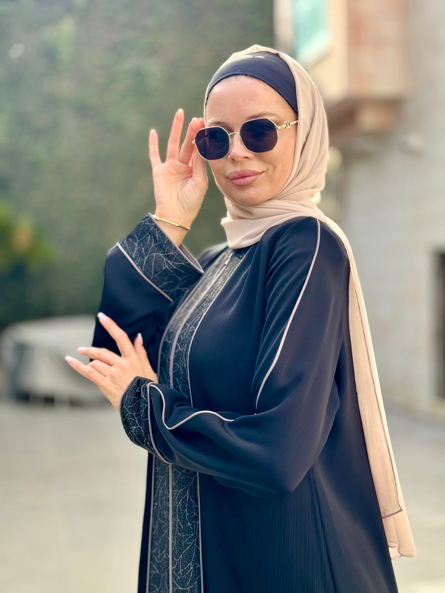 
                  
                    Modern and Elegant Black Abaya
                  
                