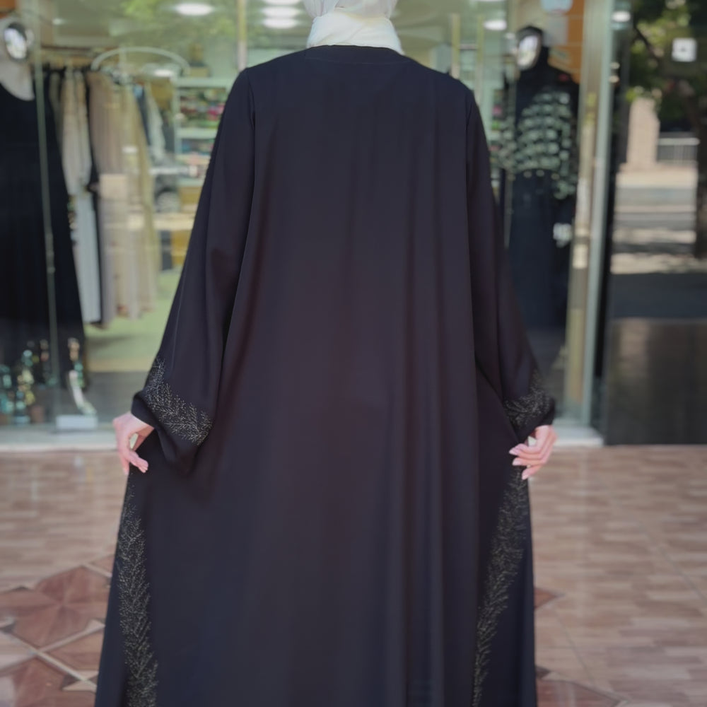 
                      
                        Load and play video in Gallery viewer, Stylish And Modern Gulf Abaya
                      
                    