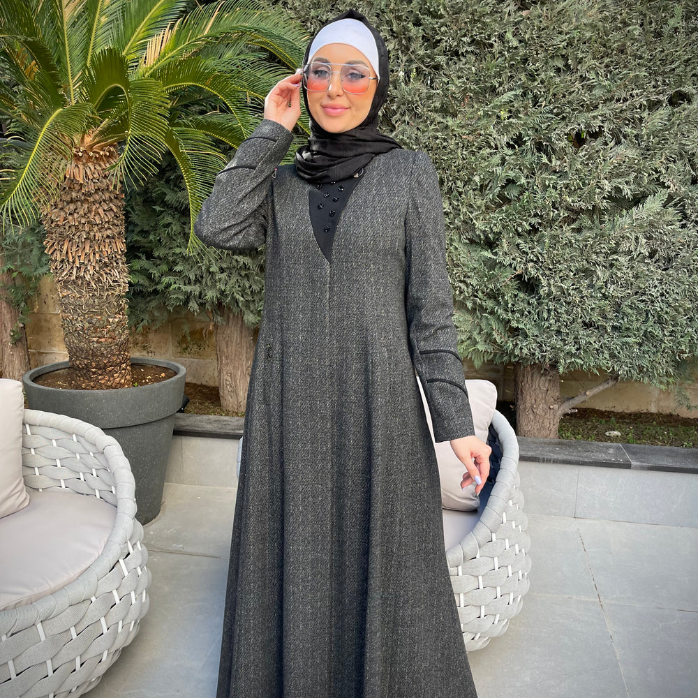 
                  
                    Winter Jilbab with Bead Embellishments
                  
                