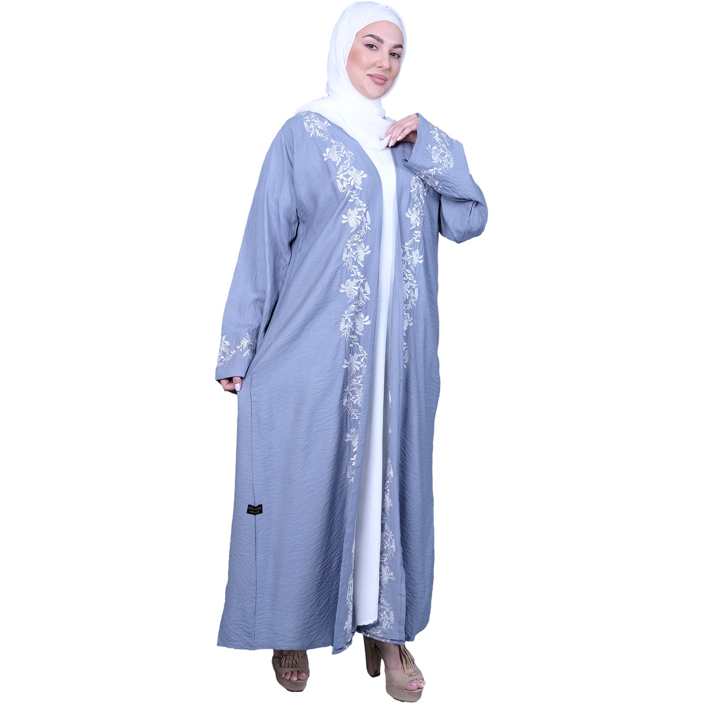 
                  
                    Colored Modest Abaya
                  
                