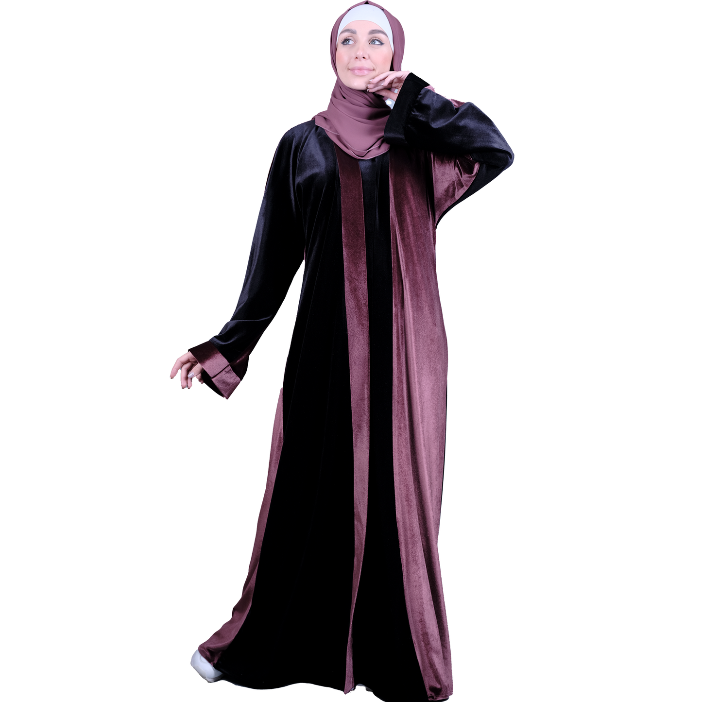 
                  
                    Velvet Coat Style Abaya
                  
                