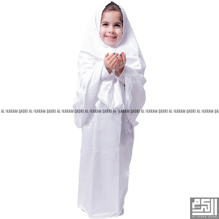 white Children Prayer Set 2 Pcs