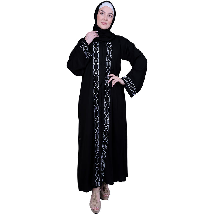 Detailed Modest Abaya