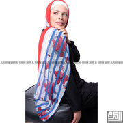 Floral Striped Shawl - Al Karam Qadri