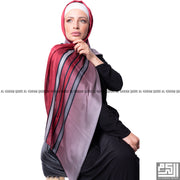 Turkish Satin Striped Shawl - Al Karam Qadri