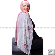 Floral Striped Shawl - Al Karam Qadri